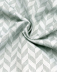 Pastel Gray Vector Modern Herringbone Jacquard Premium Cotton Shirt