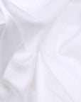 Pure White Subtle Sheen Tuxedo Pattern Premium Cotton Shirt