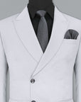 Light Grey Tweed Double Breasted Premium Blazer