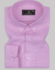 Reddish Magenta  Button Down Premium Giza Cotton Shirt