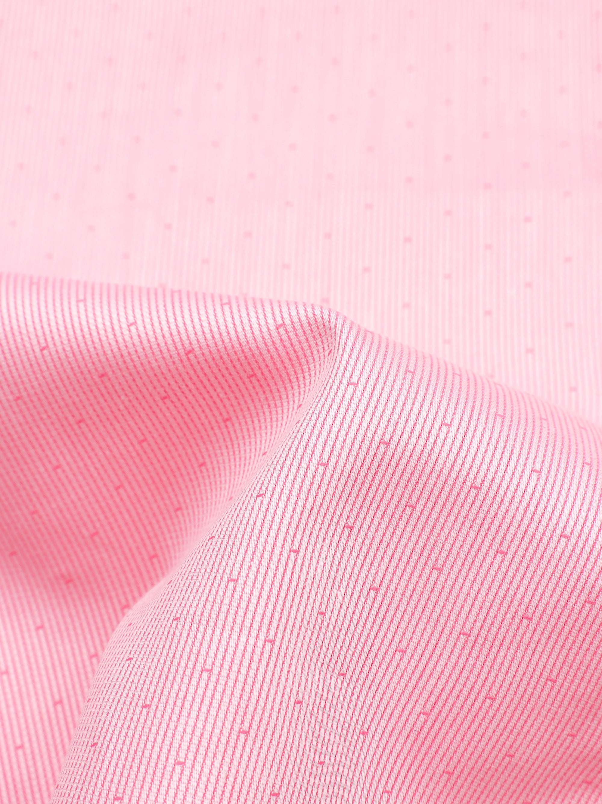 Light Pink Dobby Textured Jacquard Cotton Shirt