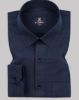Yankees Blue Plain Premium Cotton Shirt