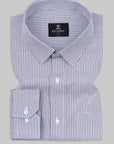 Bright Blue- White Checks Soft Premium Cotton Shirt-[ON SALE]
