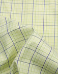 Chinese Green With Penn Blue-Apple Green Dupplin checks Premium Cotton Shirt-[ON SALE]