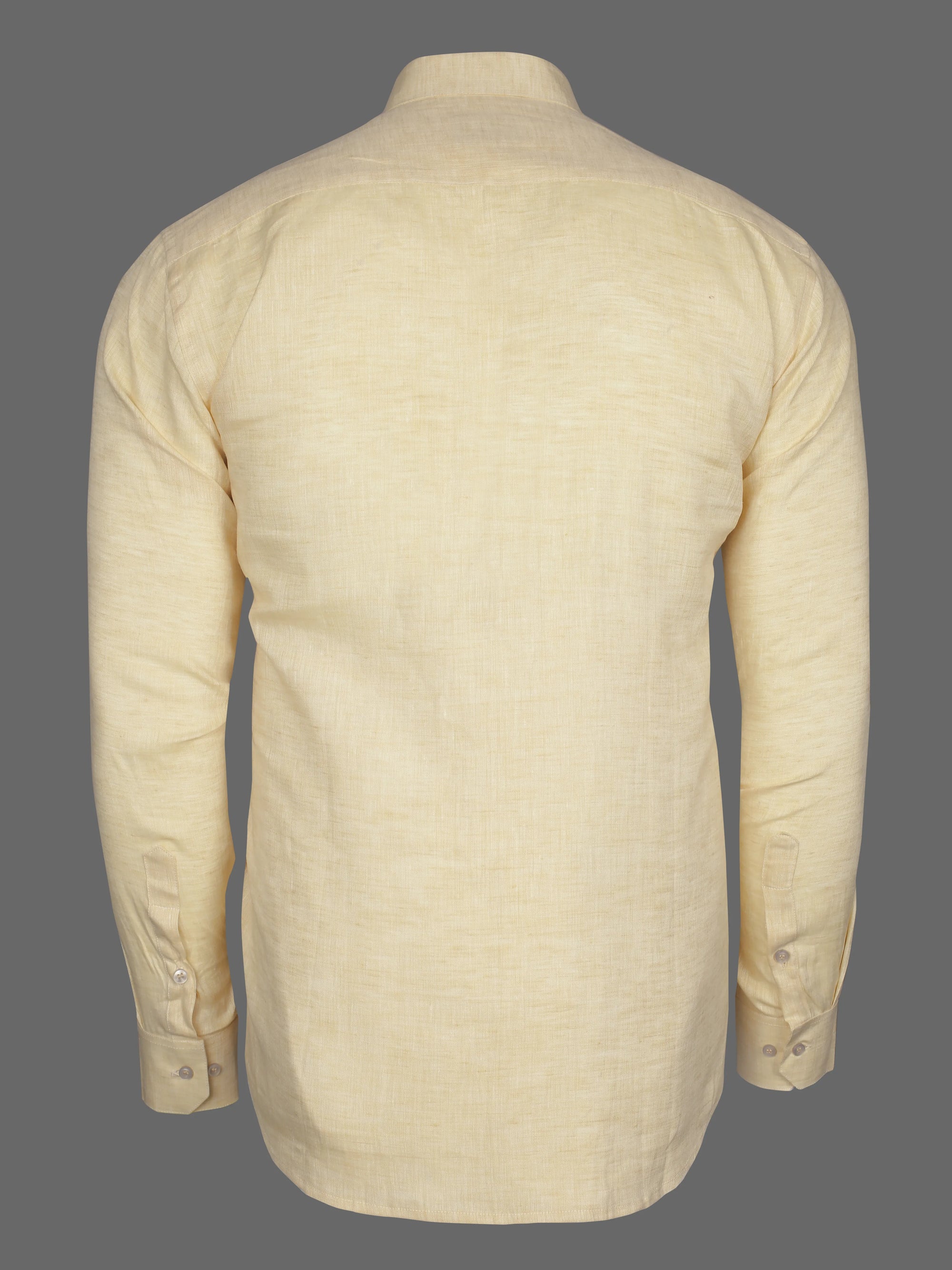 Banana Cream Super Soft Linen Shirt-[ON SALE]