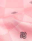 Bubblegum Pink Printed Premium Satin Cotton Shirt