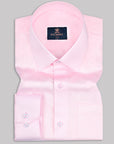 Pastel Pink Subtle Sheen Super Premium Satin Cotton Shirt