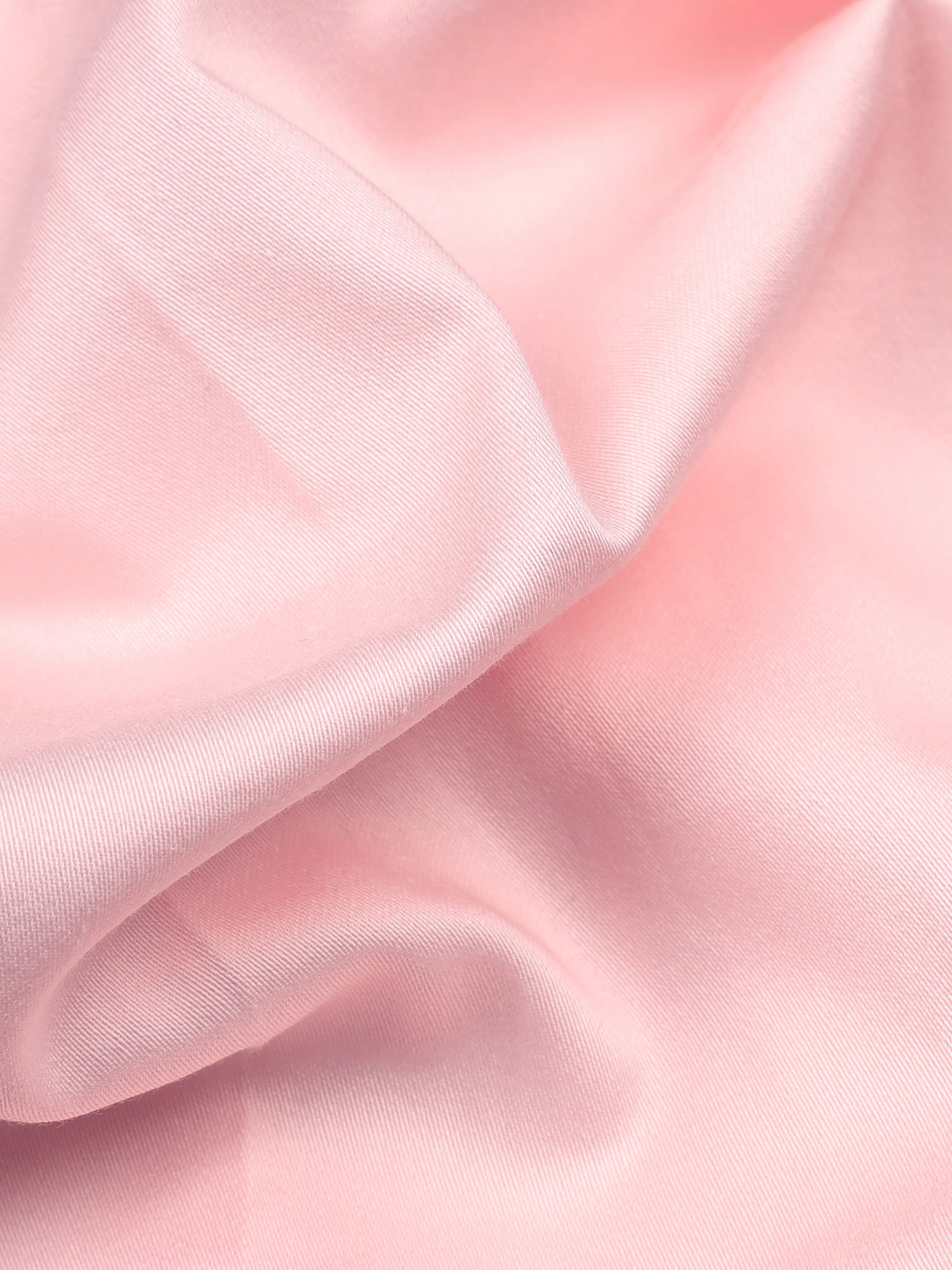 Light Soft Pink Subtle Sheen Super Premium Satin Cotton Shirt