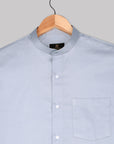 Light Smoke Grey Subtle Sheen Super Premium Cotton Shirt