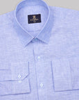Light Purple Pure Linen Shirt