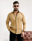 Cream Yellow Premium Designer Shirt